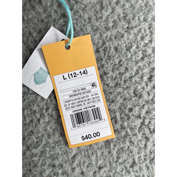 Kona Sol Swimsuit Womens Large Brown Padded Accent One Piece Medium Coverage NWT - Picture 4 of 9